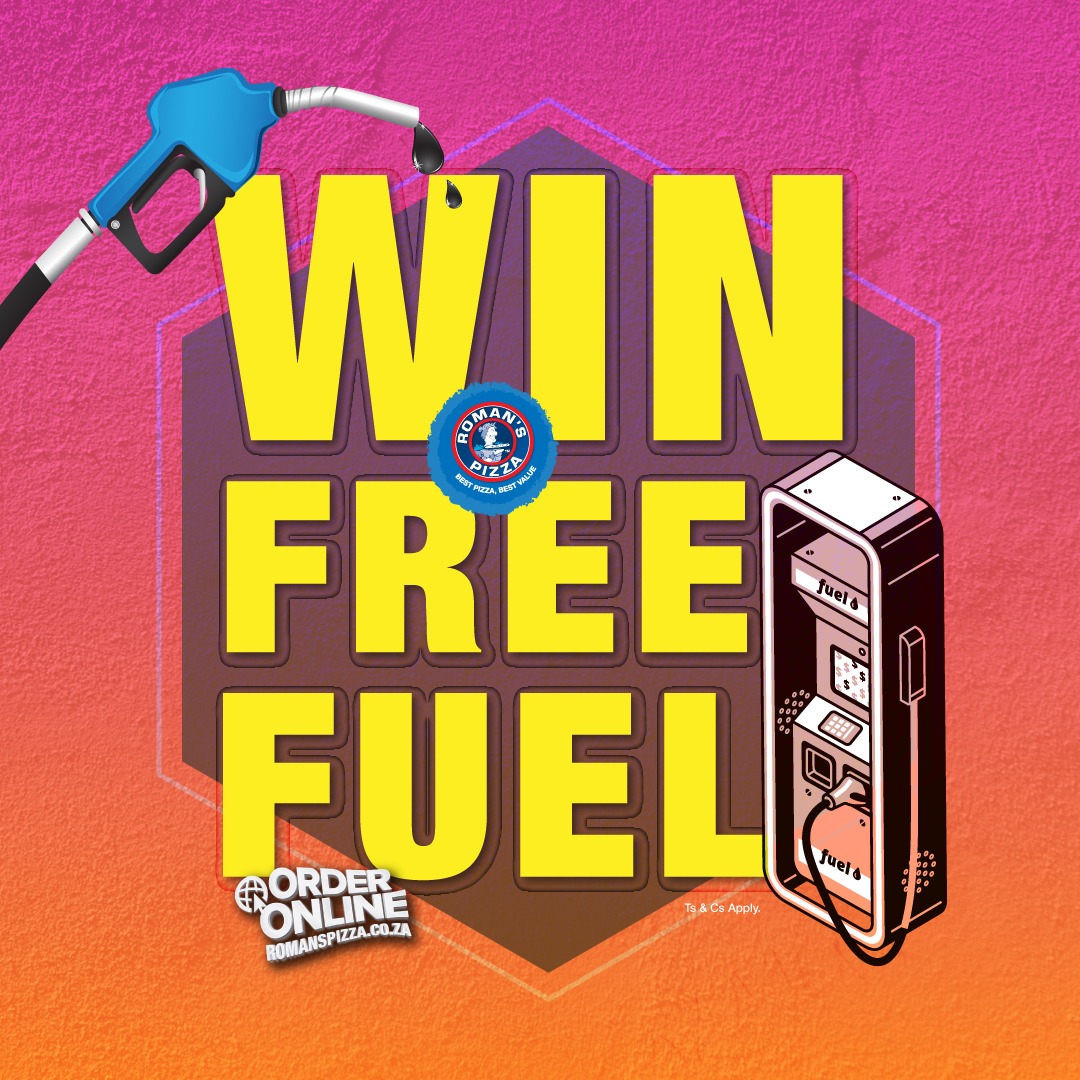 romans_pizza's tweet photo. Here we go again! Ziyakahala, but we've got you! Your next tank could be on us 😉Stand a chance to win 1 of 5 x R1000 fuel vouchers! Filling your tummy &amp; your tank 🚗💨🍕To enter, simply let us know below what your top two favourite pizza flavours are👇 
#FillTheTummyFillTheTank https://t.co/IeSvD5hWhT