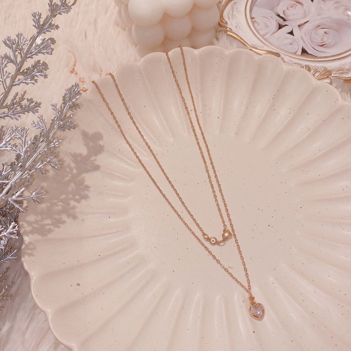 Swankiss_nagoya's tweet photo. 💎11月5日発売💎

heart line N/C
color♡WHT
price♡¥3,850(税込)

2連のハートネックレスがキュート💕
ゴールドで高級感があり、クリスマスっぽさも
演出してくれます🎄❤️

 #Swankiss名古屋PARCO店 https://t.co/BLravOKJ8S