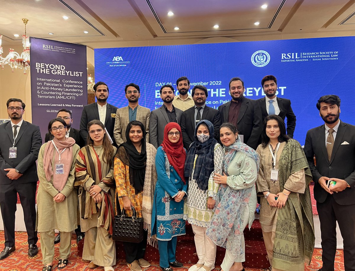 Mantaq_'s tweet photo. Team #TADVEEN were invited by @rsilpak to attend their International Conference on Pakistan's Experience in Anti-Money Laundering &amp; Countering Financing of Terrorism (‘Beyond The Greylist’).  Some of our Legal Research Associates also volunteered as registration greeters. https://t.co/MTDqZj5q06