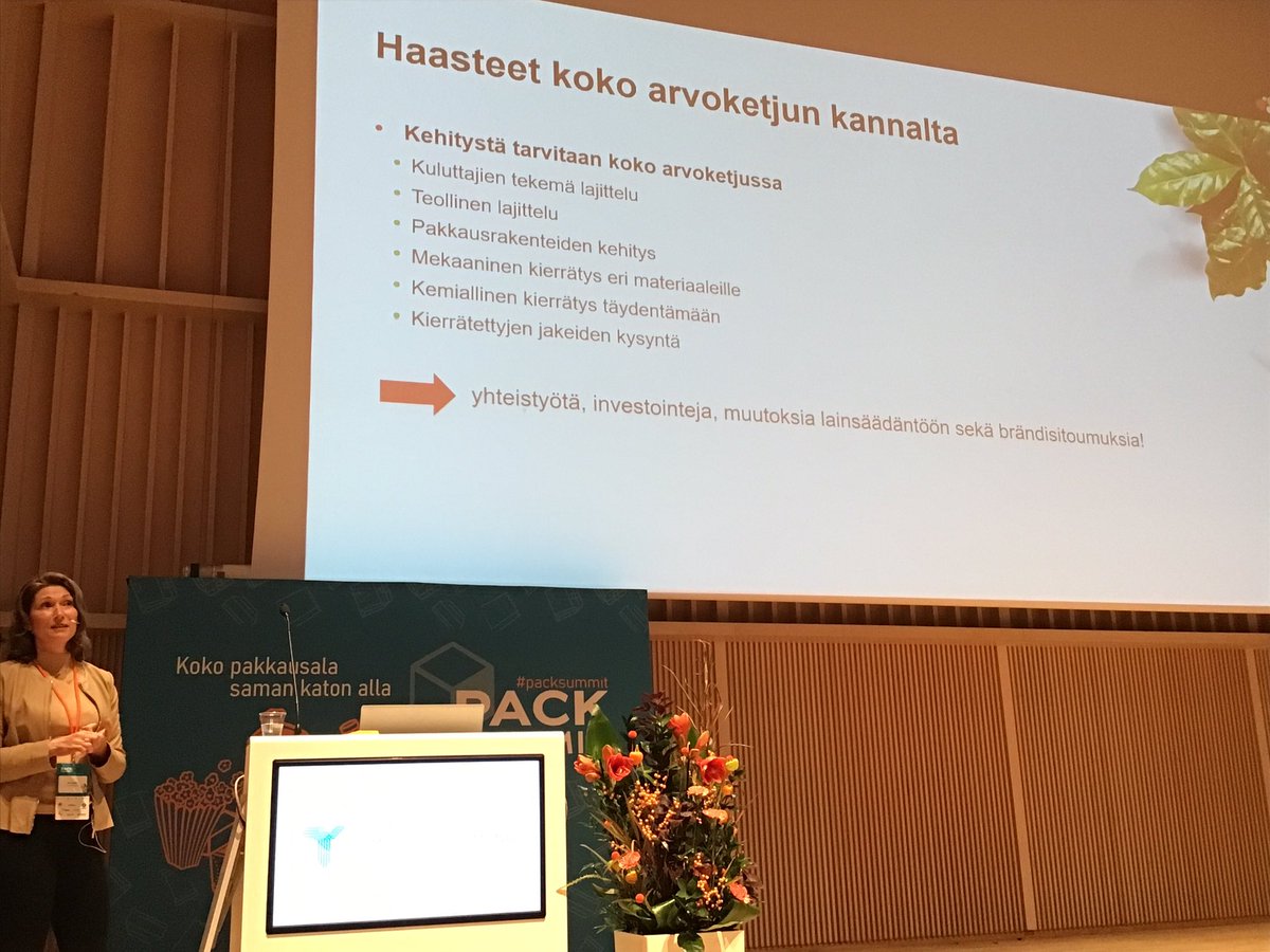 Haasteita on, yhteistyötä tarvitaan ja kehitystä tarvitaan koko pakkausten arvoketjussa. #RandellKati #Pauliggroup #packsummit