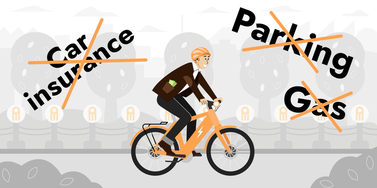 Rectrixio's tweet photo. A parked car means your saving money...ride an ebike.
#ebike #ebikeride https://t.co/3OkKFxUN7J