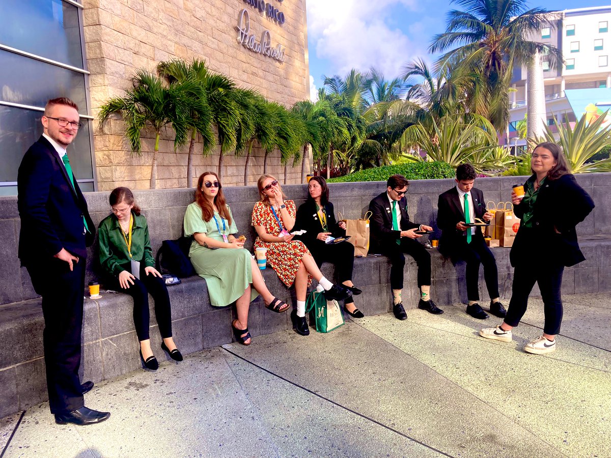 @UCCEnactus fuelling up for Day 3 of the #EnactusWorldCup 2022 in #PuertoRico. Best of luck for the presentation #final16 ☘️🇮🇪🇵🇷