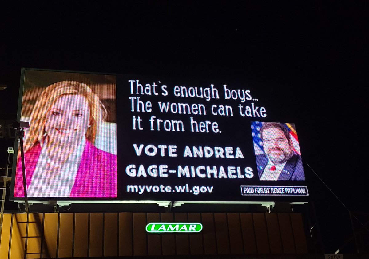 Nevertheless, the women persisted. Billboard #2!