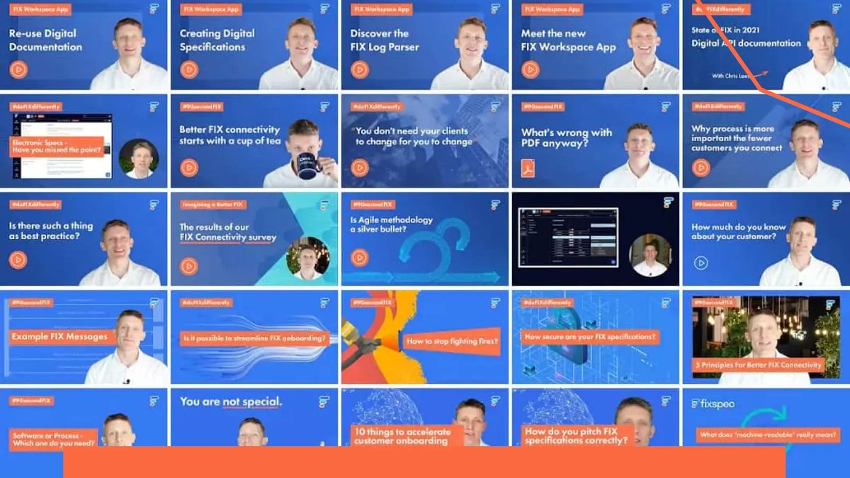The thought-leaders in FIX Connectivity

FixSpec continues  to lead the charge for better #FIX #Connectivity. 

Our thought leadership can help to shape the future of FIX as a protocol, and  bring #WebAPIs and #FIX closer together.
 
Discover more at buff.ly/3DuVqDY