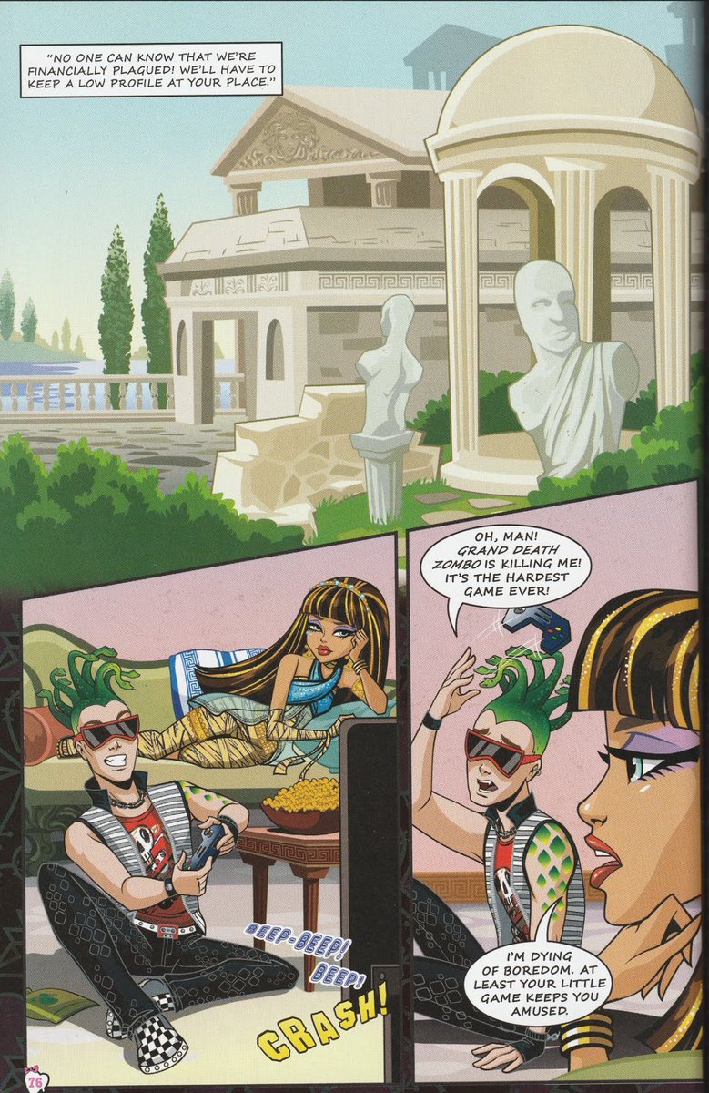 FruityWeeb's tweet photo. Gamer moment gamer moment #MonsterHigh #cleuce #cleodenile #deucegorgon https://t.co/W4jWZFUogF