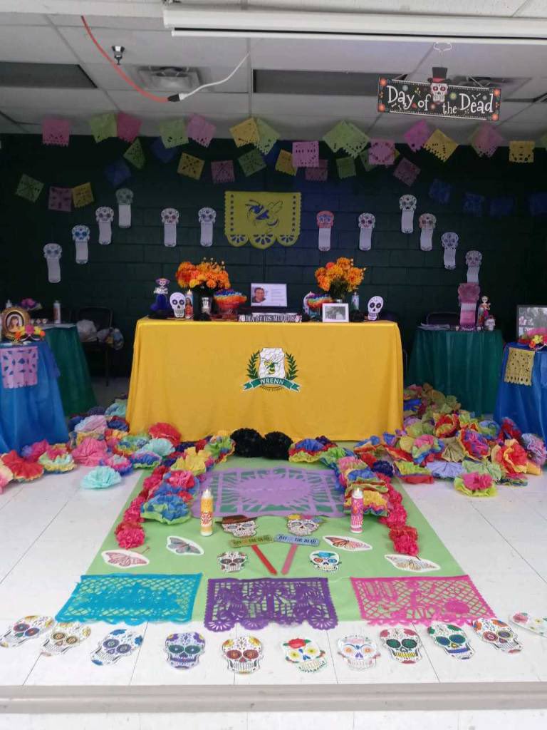 JRod_EISD's tweet photo. Our ofrendas are always great but this year they are pretty spectacular! An abundance of st products, writing, &amp; even a special musical performance. ❤️🇲🇽 @EISDofSA @DrH_OnTheEdge @robert_basurto @hugo_bil @ednanesnu @mymustangpride1 @drklgilmor @TravisMcKelvain @tsalinas11 https://t.co/ftNDw1DegH