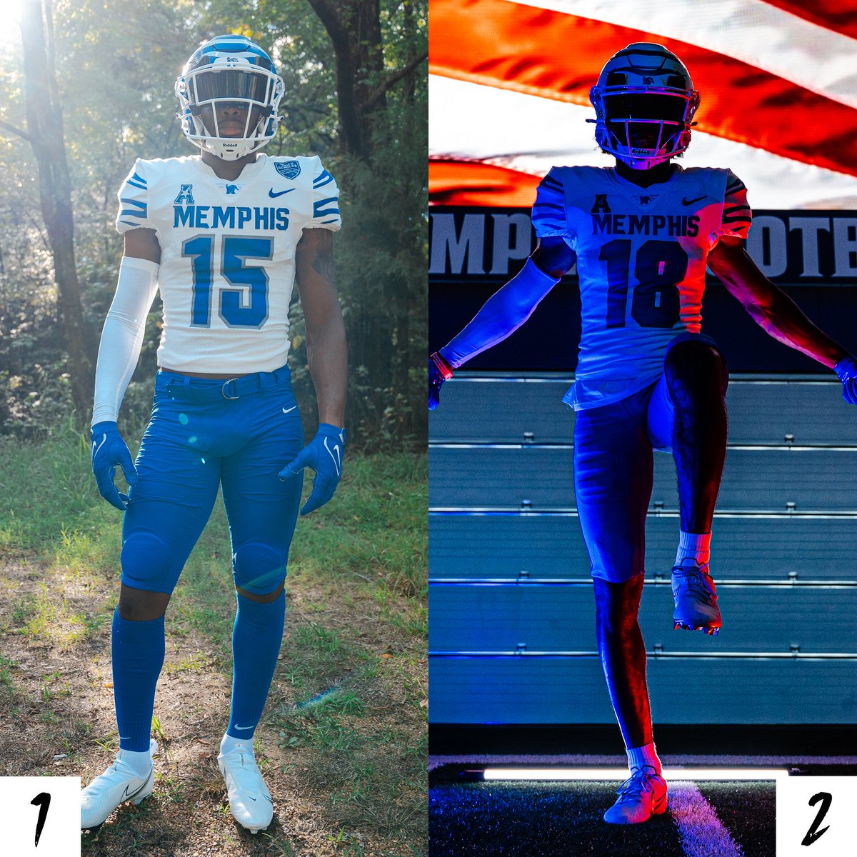 MemphisFB's tweet photo. Which uniform combination has been your favorite so far this season?

Comment Below ⬇️

#ALLIN | #GoTigersGo https://t.co/PVj66glpD9
