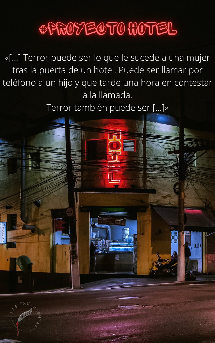 BilbaoXandra's tweet photo. @shapirowilks nos ha citado a todas #LasTruculentas en el #trucuhotel creando el #proyectohotel que será una antología de terror que no os dejará indiferentes y en la que participo con "Habitación 69" (¿Cuál si no?) https://t.co/Yyf7hvcGoT