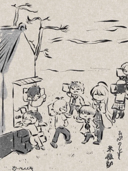 少し遅れた!10月まとめです!米とハロウィンばっか描いてた 