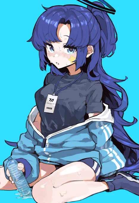 汗だくユウカ#ブルアカ #ブルーアーカイブ 