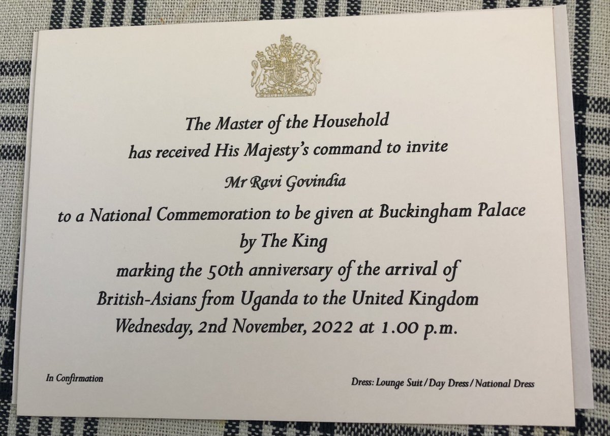 RaviGovindia1's tweet photo. Proud to be a member of the tribe that has made such a huge contribution in all spheres of UK.  A valued Royal recognition. https://t.co/IXu3Y6TqsA