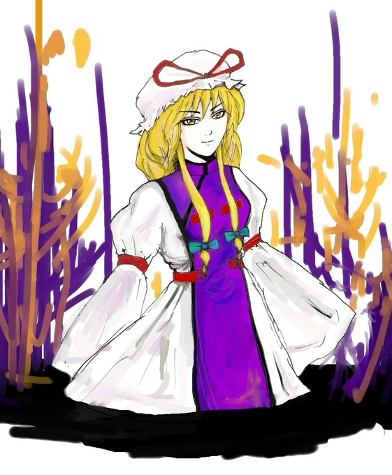 Dドライブを整理してたら、今から約15年前…私が大学生の頃に描いた人生初のデジ絵を発見しました。
アナログで描いたやつに頑張ってマウスで色塗ってますね多分。。

せっかくなのでセルフ添削してみたよ! 