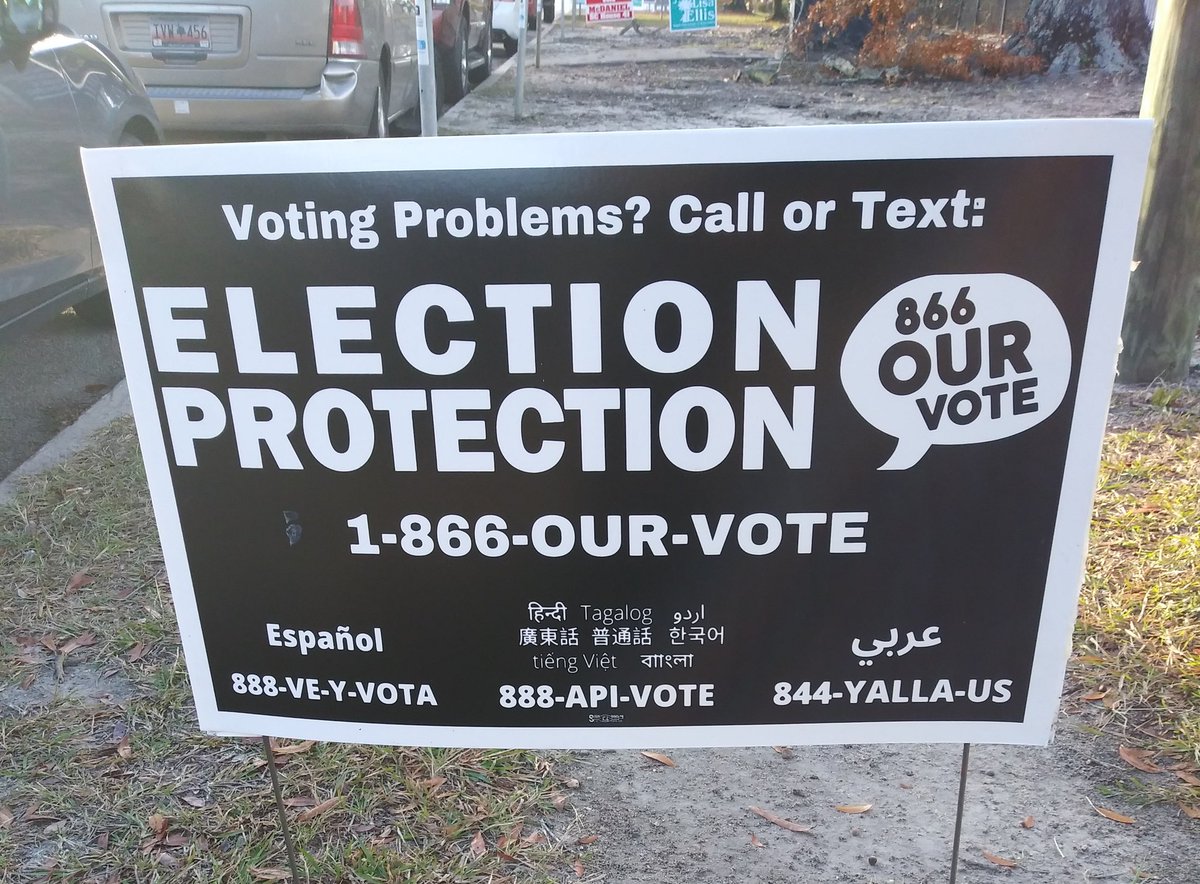 SouthInterest's tweet photo. Voting Problems? Call or Text... https://t.co/8QkVdLNvqX