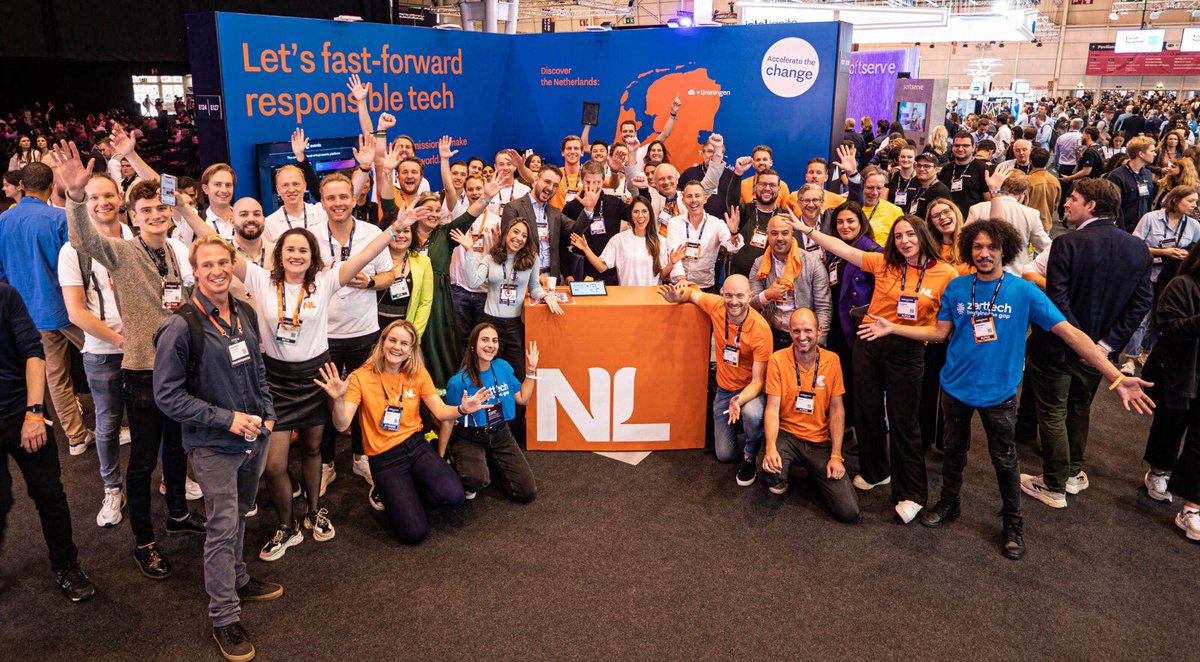 The Dutch Delegation at <a href="/WebSummit/">Web Summit</a>! So great to be here with all this purpose driven entrepreneurs.