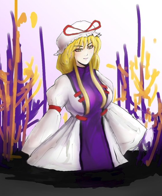 そしてこちらが30分かけて真面目に修正したイラスト!
・・・うん。やっぱりゆかりんには、はちきれんばかりの巨乳が似合いますね! 