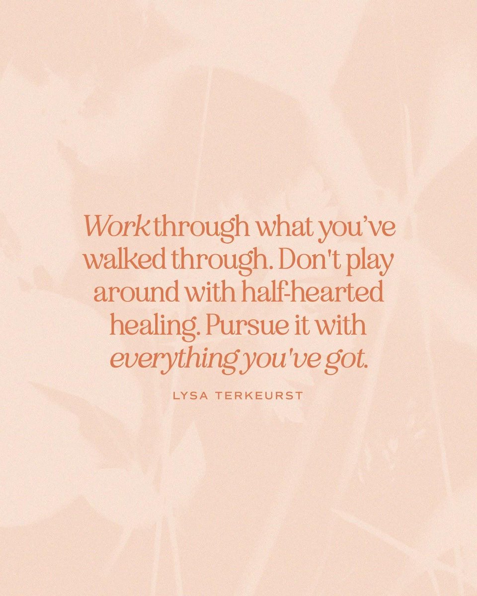 They say time heals—and I think this can be true—but only if healing is truly the goal. Time grows the seeds that are planted, watered, and fertilized. Plant beauty, grow beauty. Plant thorns, grow thorns. Time will allow for either. Let's ask the Lord to help us plant wisely.