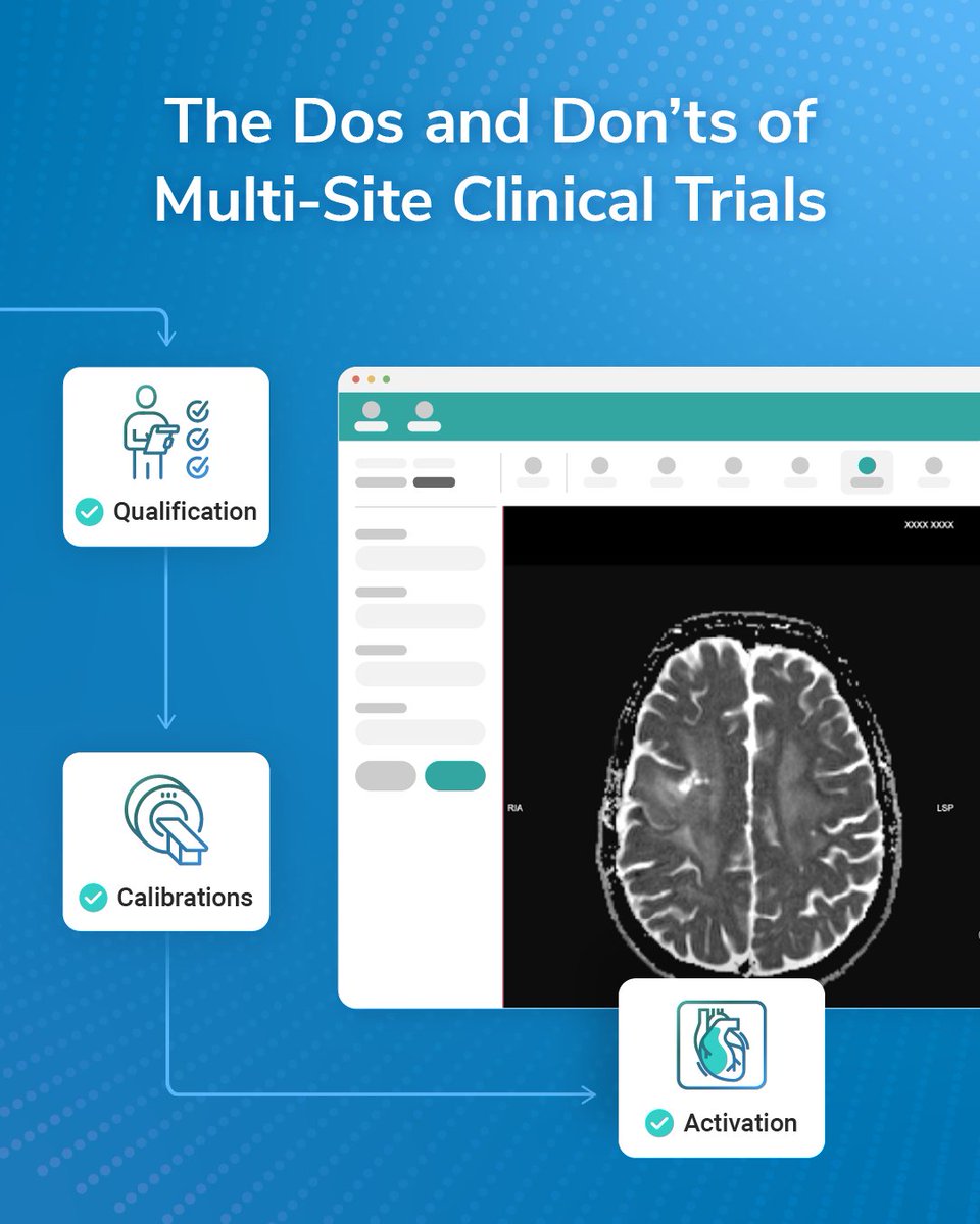 QMENTA_Inc's tweet photo. Are you looking for better ways to organize the data? Download our guide and learn the dos and don'ts for your multi-site trial:
https://t.co/UKRIreuYXm
#ClinicalTrials #ImagingTrials #DigitalTransformation https://t.co/vOzr2xafKQ