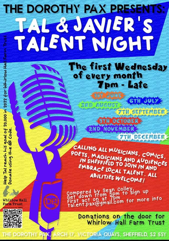 DorothyPax's tweet photo. Calling all you talented people!
#Sheffield #Sheffieldissuper #Sheffevents #Sheffieldnightlife #Sheffieldlivemusic #Sheffieldgigs #Sheff #Sheffieldmusicscene #sheffieldissuper #indiesheffield #sheffieldexploringlocal #sheffieldbusiness #sheffieldmusic #supportyourlocal #realale https://t.co/jifxwgOfE6
