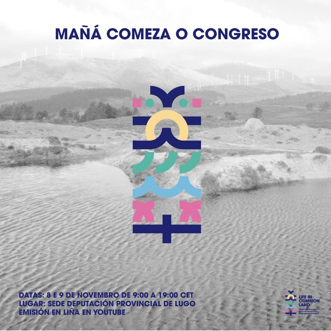 ⌛️ Mañá comeza o Congreso do <a href="/lifecommonland/">Life in Common Land</a> e estamos desexando veros!! Lembramos que este evento ten 5 bloques nos que se inclúe unha visita á #SerradoXistral

#Biodiversidade #Natureza #Galicia #Lugo #medioambiente #desenvolvementorural #conservación