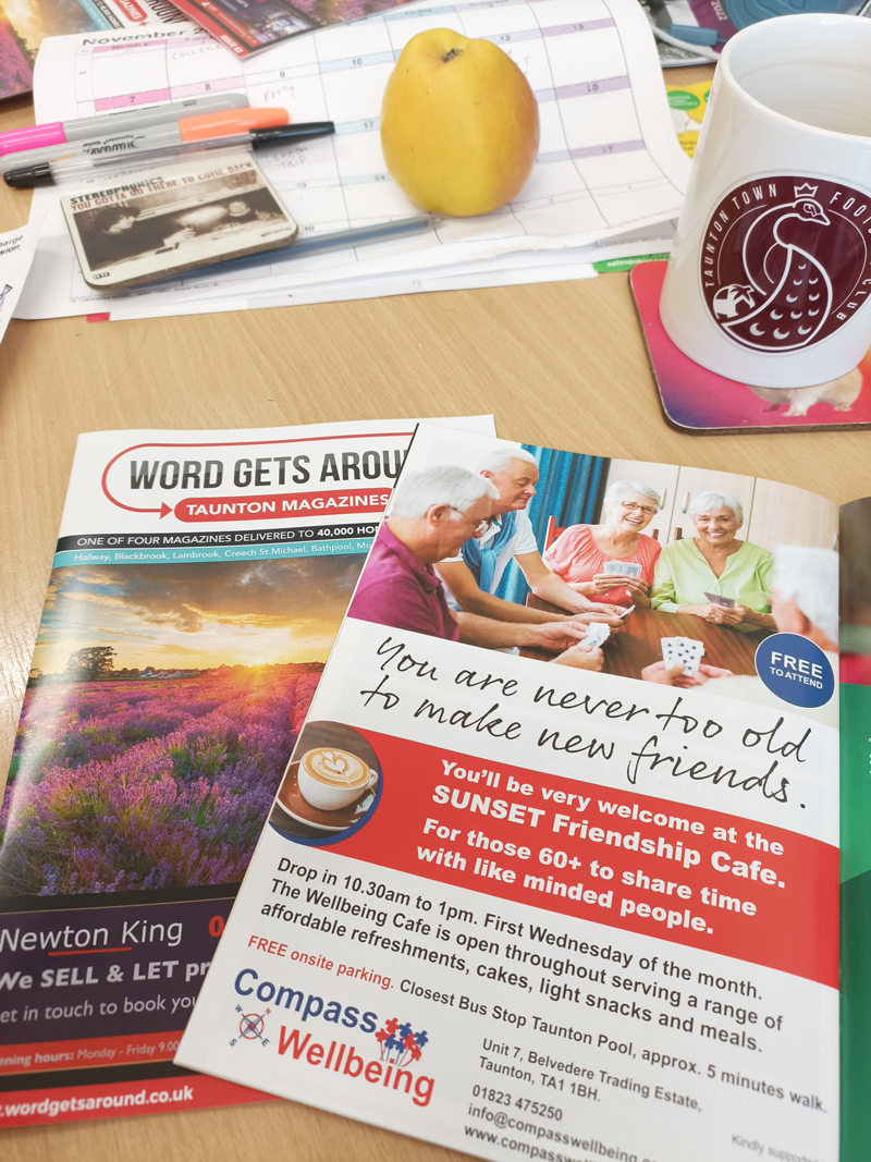 Paul Smith (@_wordgetsaround) on Twitter photo <a href="/Compassdis/">Compass Disability Services</a> <a href="/RuralSomerset/">CCS</a> <a href="/SomersetMHN/">Somerset Mental Health Network</a> <a href="/HomeInsteadTWS/">Home Instead Taunton & West Somerset</a> @HWatchSomerset <a href="/NHSSomerset/">NHS Somerset</a> <a href="/LizzieBiggs1/">Lizzie Biggs</a> @CCSDevMan <a href="/AgeUKSomerset/">Age UK Somerset</a> <a href="/AgeWellSomerset/">Ageing Well - Age UK Somerset</a> <a href="/SomersetCarers/">Somerset Carers</a> @cataunton Here we are! 😍 In our November issue
<a href="/Compassdis/">Compass Disability Services</a>
<a href="/RuralSomerset/">CCS</a> <a href="/SomersetMHN/">Somerset Mental Health Network</a> <a href="/HomeInsteadTWS/">Home Instead Taunton & West Somerset</a> @HWatchSomerset <a href="/NHSSomerset/">NHS Somerset</a> <a href="/LizzieBiggs1/">Lizzie Biggs</a> @CCSDevMan <a href="/AgeUKSomerset/">Age UK Somerset</a> <a href="/AgeWellSomerset/">Ageing Well - Age UK Somerset</a> <a href="/SomersetCarers/">Somerset Carers</a> @cataunton <a href="/Compassdis/">Compass Disability Services</a> <a href="/RuralSomerset/">CCS</a> <a href="/SomersetMHN/">Somerset Mental Health Network</a> <a href="/HomeInsteadTWS/">Home Instead Taunton & West Somerset</a> @HWatchSomerset <a href="/NHSSomerset/">NHS Somerset</a> <a href="/LizzieBiggs1/">Lizzie Biggs</a> @CCSDevMan <a href="/AgeUKSomerset/">Age UK Somerset</a> <a href="/AgeWellSomerset/">Ageing Well - Age UK Somerset</a> <a href="/SomersetCarers/">Somerset Carers</a> @cataunton Here we are! 😍 In our November issue
<a href="/Compassdis/">Compass Disability Services</a>
<a href="/RuralSomerset/">CCS</a> <a href="/SomersetMHN/">Somerset Mental Health Network</a> <a href="/HomeInsteadTWS/">Home Instead Taunton & West Somerset</a> @HWatchSomerset <a href="/NHSSomerset/">NHS Somerset</a> <a href="/LizzieBiggs1/">Lizzie Biggs</a> @CCSDevMan <a href="/AgeUKSomerset/">Age UK Somerset</a> <a href="/AgeWellSomerset/">Ageing Well - Age UK Somerset</a> <a href="/SomersetCarers/">Somerset Carers</a> @cataunton