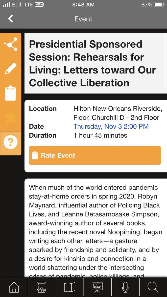 policingblack's tweet image. If you are going to be at #ASA2022 #2022ASA come catch our Presidential Sponsored Session: Rehearsals for Living: Letters toward Our Collective Liberation, with letters toward freedom-making shared by beloveds @dreanyc123 @williamcson @alexispauline   @jamaicaosorio