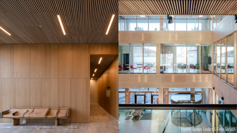 Next month, PEFC &amp; <a href="/worldarchfest/">World Architecture Festival</a> reward the #BestUseofCertifiedTimber Prize. 2 finalists are HAUT Amsterdam, the tallest wooden residential building in the Netherlands, and the train station &amp; town hall in Växjö, one of Sweden's largest wooden buildings. treee.es/WAF-Finalists2…