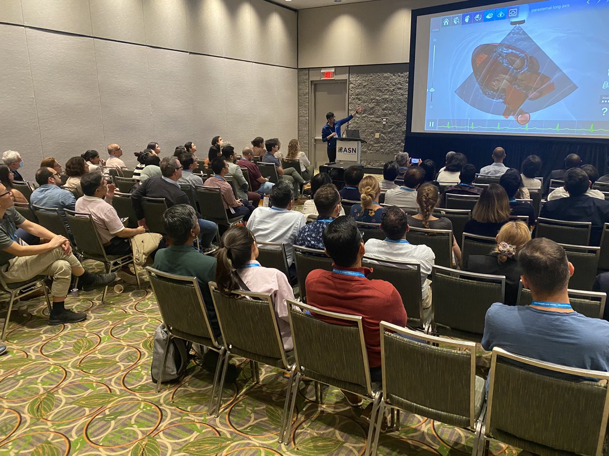 .<a href="/NephroP/">NephroPOCUS</a> reviewing focused echocardiography for nephrologists in front of a sold out audience at the first annual #kidneywk #pocus early program