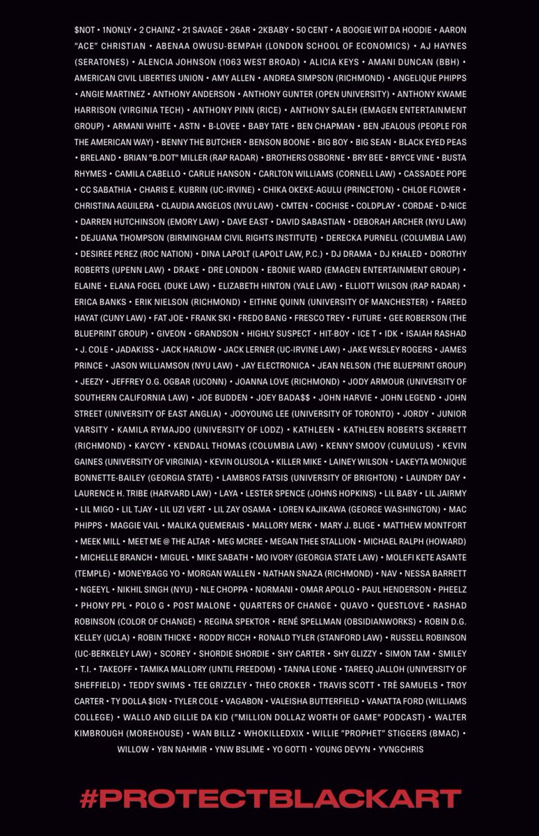 Protect Black Art. 

Sign the petition here:
change.org/p/art-on-trial…