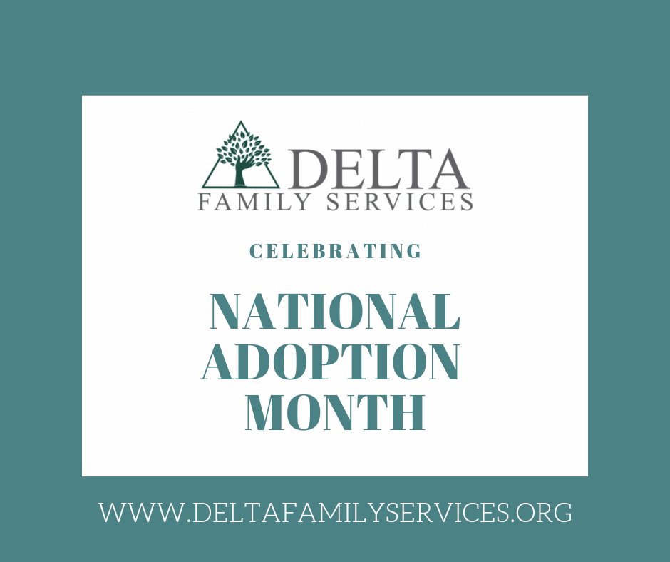 Happy National Adoption Month!

#adoption #adoptionmonth #permanency #families #DeltaFamilyPA