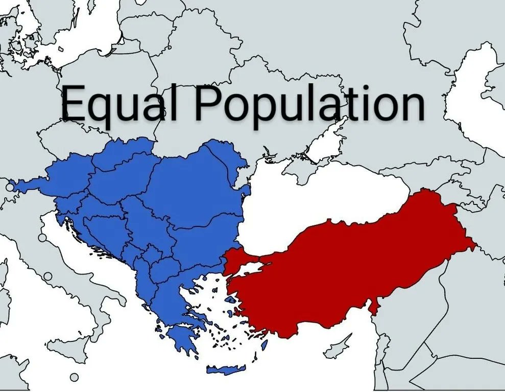 Red Population = Blue Population. Beautiful symmetry too. Source: buff.ly/3NgZTgQ