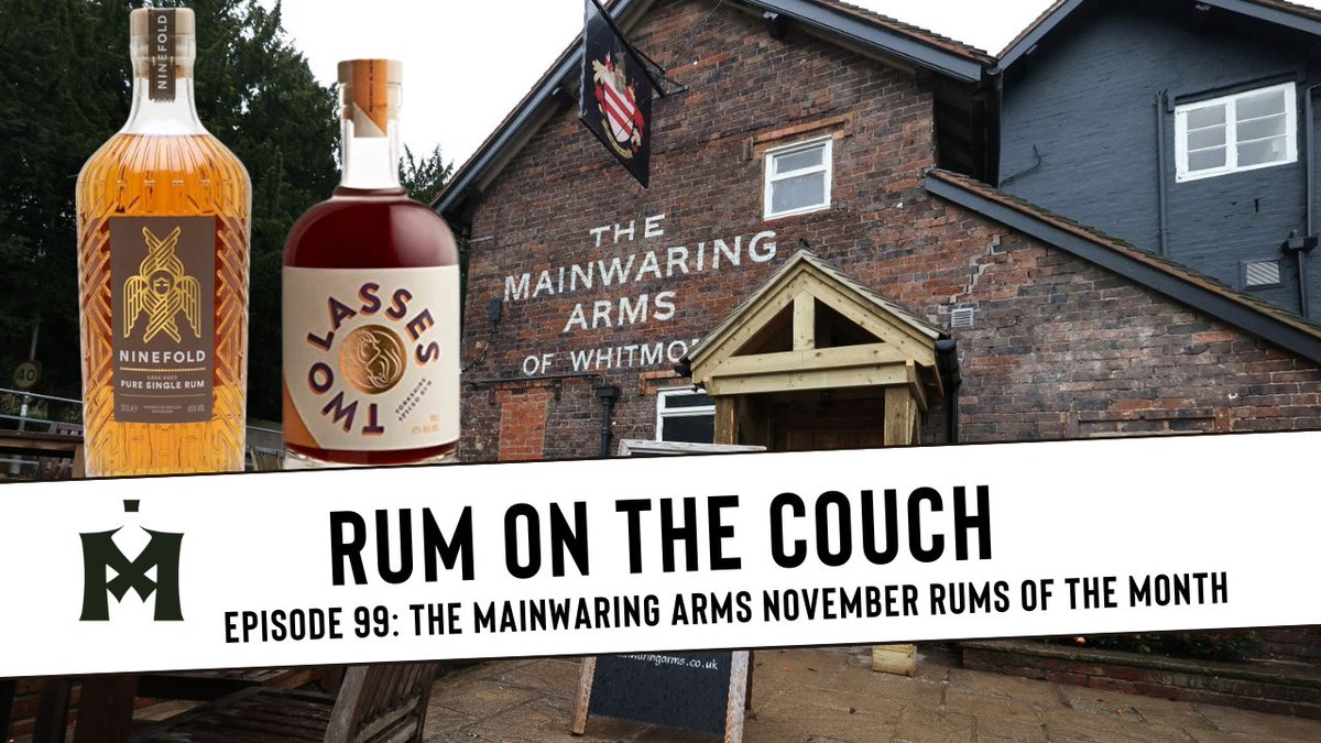 McrRumFestival's tweet photo. The ninety-ninth Rum on the Couch showcases the November Rums of the Month at The Mainwaring Arms, including @ninefolddistil and Two Lasses!
https://t.co/fMlz2vIuvZ
#McrRumFest #RumOnTheCouch #MainwaringArms #Ninefold #TwoLasses https://t.co/B88U62ZqgG