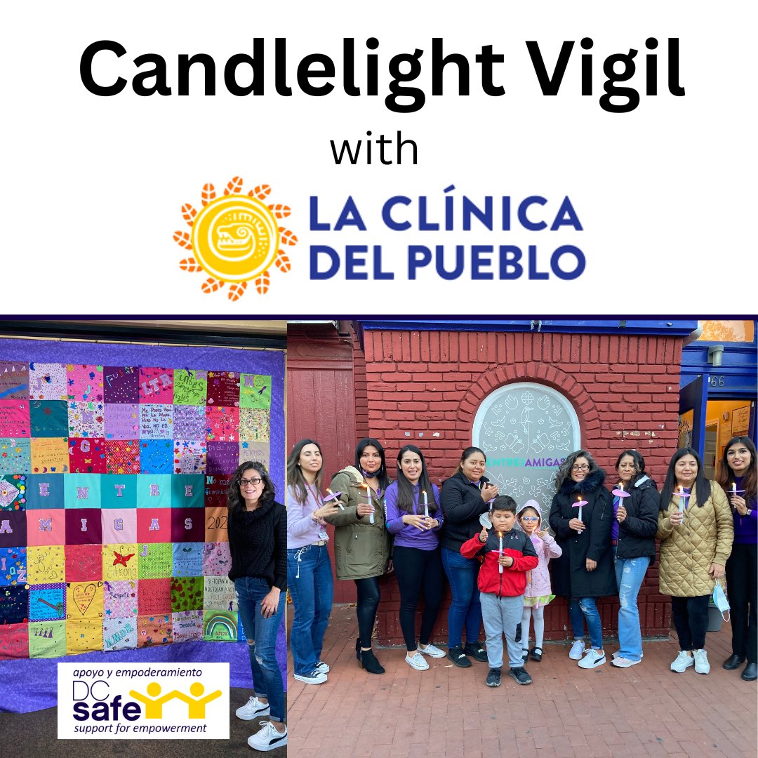 DC_SAFE's tweet image. Last week, we were honored to join @LaClinica2 at their annual Candlelight Vigil, held every Oct. during #DVAM. This meaningful event provides a space to reflect about the impact of DV in our communities, particularly the Latino community, and recommit to the fight of ending DV.