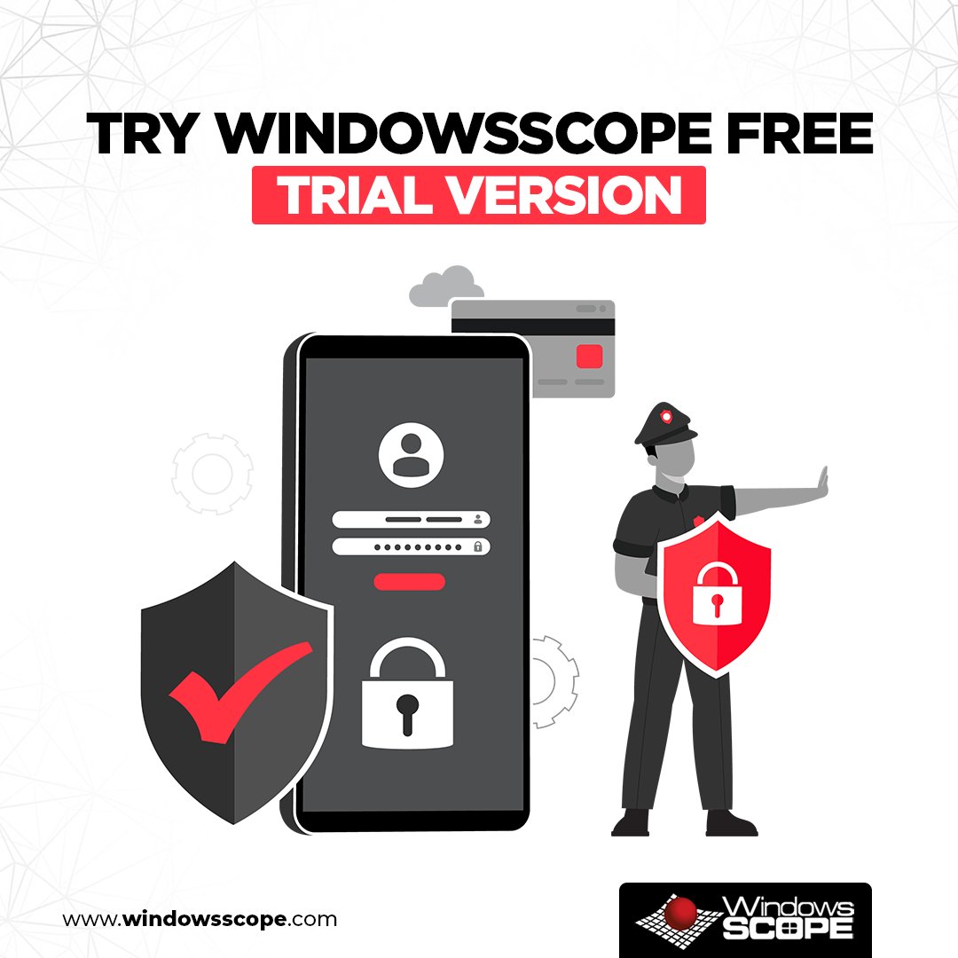 WindowsSCOPE's tweet image. Try WindowsSCOPE full featured 3-day #free #trial version, test our #features and become a part of our community today!
Visit windowsscope.com