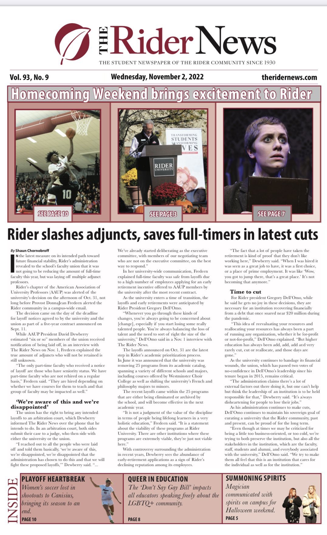 The Rider News on Twitter and more