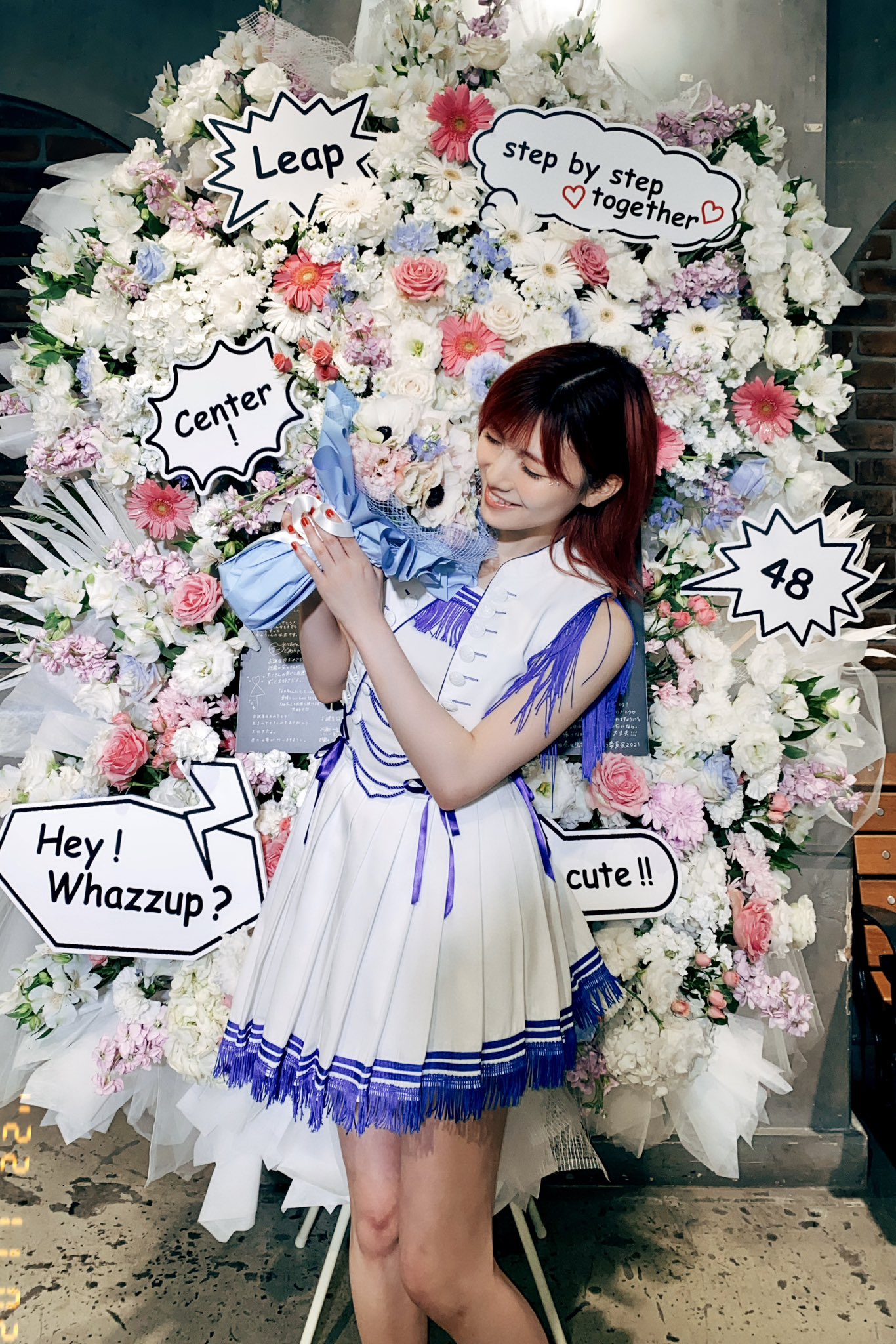 AKB48 岡田奈々　生写真　ジャーバージャ　会場限定　劇場公演　生誕祭 AKB48 頑張 岡田奈々 生写真 ジャーバージャ 会場限定 劇場公演