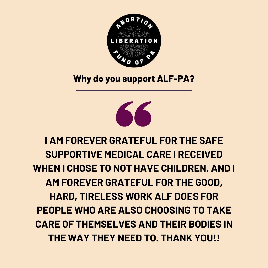 abortionfundpa's tweet photo. Our donation forms include space to share why you choose to give. We love pouring over your responses and seeing why you donate your hard earned money to abortion access in PA! THANK YOU to all our supporters.

✨ All new gifts will be matched today - https://t.co/BuLe4CkiGS https://t.co/I5L7mbUcmR