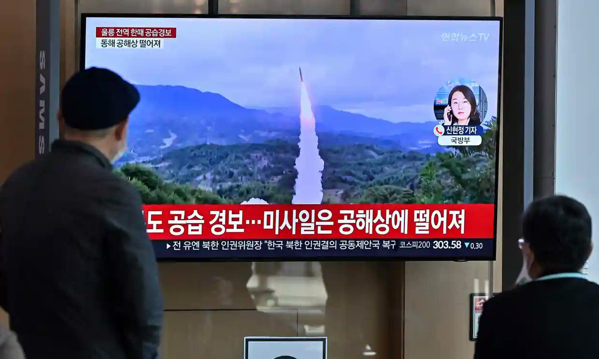 North Korea has launched 23 Ballistic Missiles today in unprecedented tests, with 1 landing close to the North-South Korea maritime border