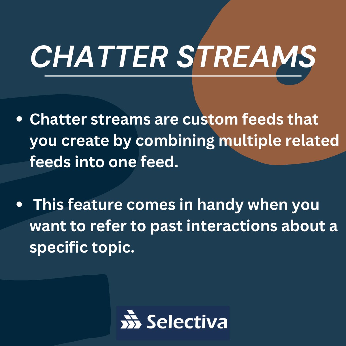 selectivainc's tweet photo. Give us a🤲if you also love Chatter stream while working in a complex project.
Click the link in bio to know more how Selectiva can help your business to grow.

#chatterstream #salesforce #sf #complexproject #selectiva #adminified https://t.co/BQoig134Kp