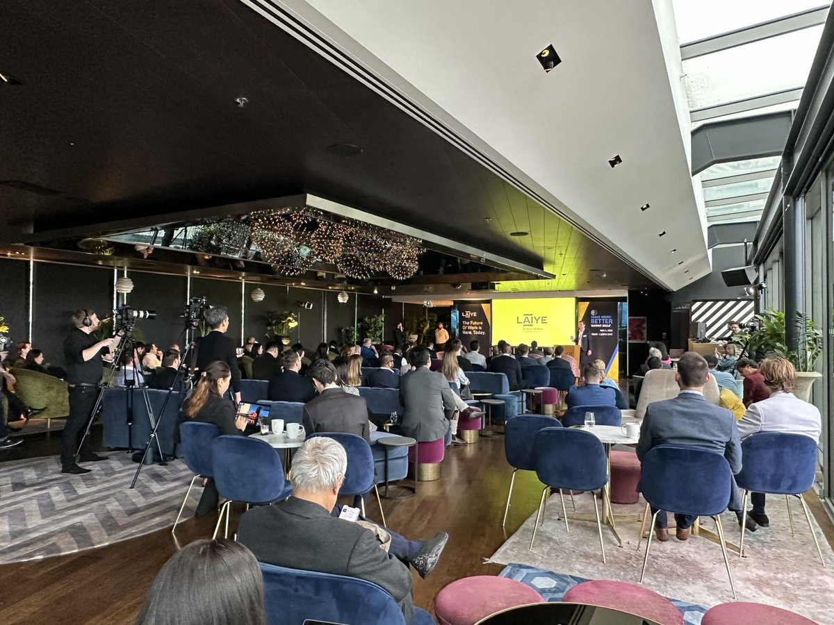 Our #MakeWorkBetterSummit2022 tour kicked off in London and we officially launched the #WorkExecutionSystem on Nov.1️⃣, 2022! 👏

It is a solution that makes organizations and people future-ready!

Nov.3️⃣,2022, next stop! #Singapore! We are coming👉laiye.com/en/make-work-b…