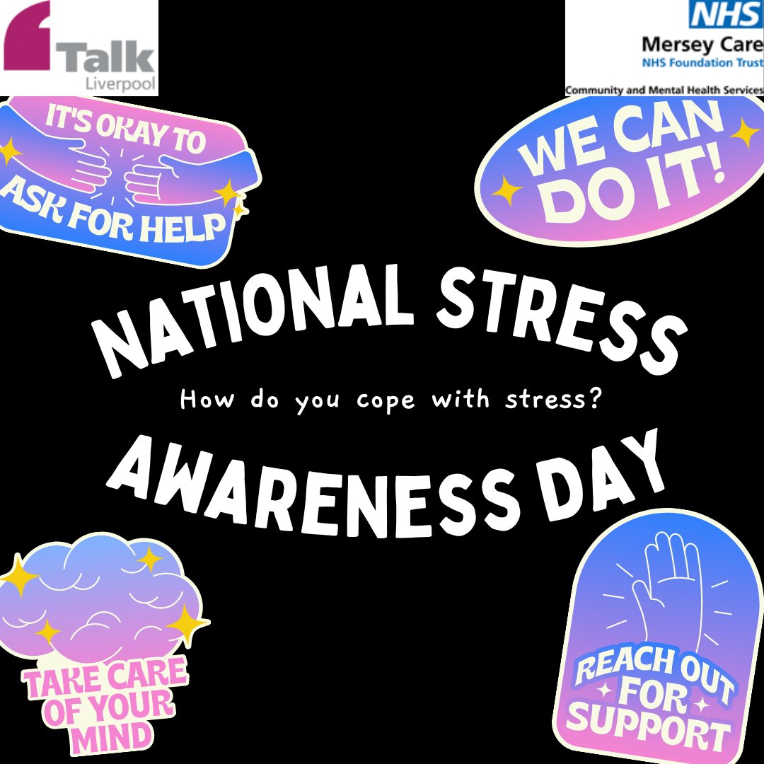 TalkTherapyLiv's tweet photo. Today is National Stress Awareness Day. Everyone manages stress differently; try to find something that works for you!
#nationalstressawarenessday #mentalhealth #mentalhealthawareness #talkliverpool #mentalhealthliverpool #mentalhealthmatters #mentalhealthsupport https://t.co/PbTccXh4GR
