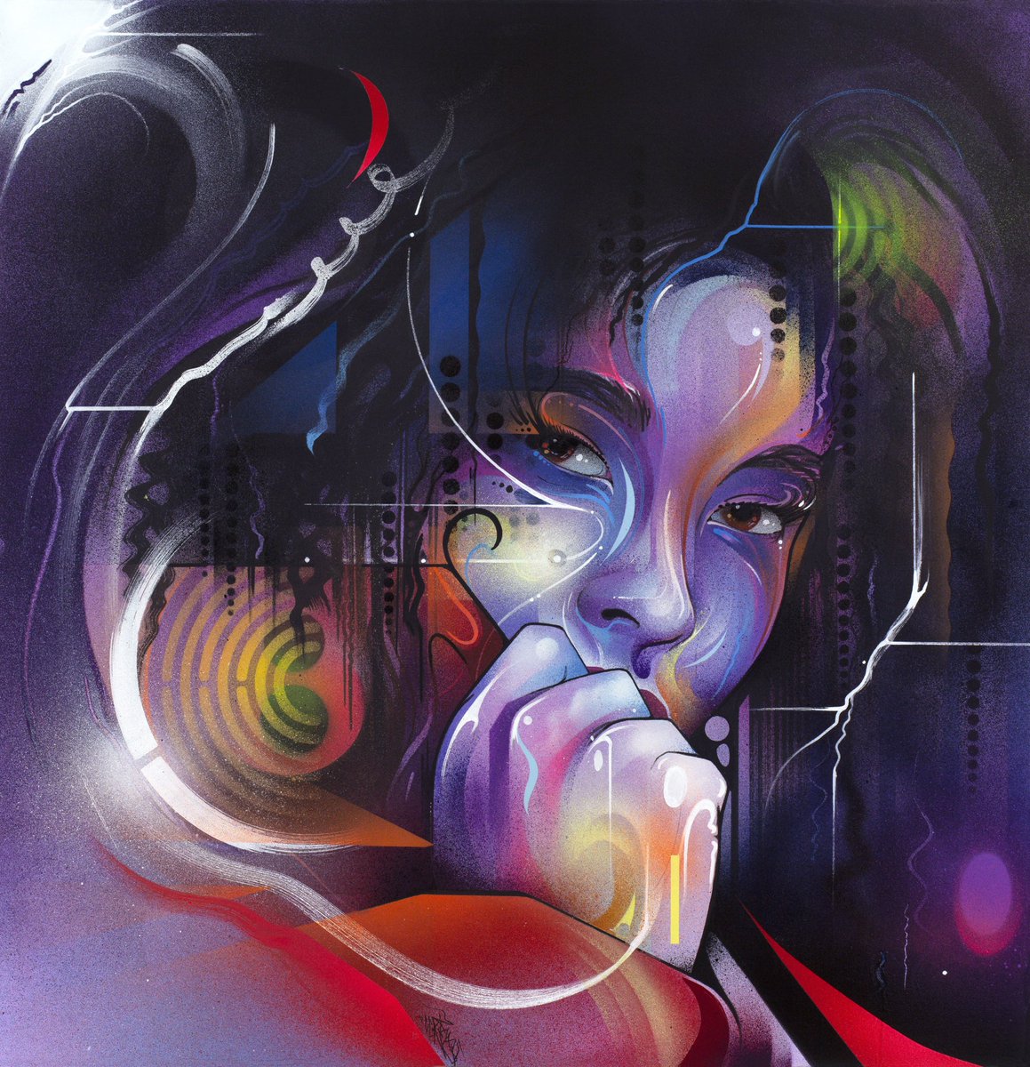 Mr Cenz ”You can’t hide your love”

Spraypaint, acrylic and ink on 600gsm Fabriano Artistico paper
75 x 73cm (framed)

buygraff.com/shop/mr-cenz-y…

<a href="/mrcenzgraffiti/">Mr Cenz</a> #graffitiart #buygraff