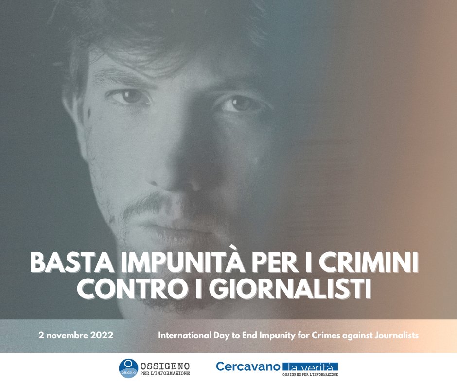 Dal 2012 nel mondo uccisi oltre 950 operatori dell'informazione. Dal 1960 in Italia sono 30. Come Andrea Rocchelli, il fotoreporter ucciso nel 2014 in  #Ucraina. Nessun colpevole, nessuna giustizia. 
Il dossier di Ossigeno: giornalistiuccisi.it/guerre-giornal…
#EndImpunity
