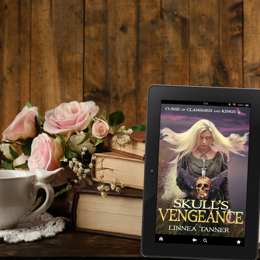 Welcome to Day 3 of the blog tour for ༻*·. Skull’s Vengeance .·*༺ (Curse of Clansmen and Kings, Book 4) By Linnea Tanner Click on the link to check out today’s tour stops: maryanneyarde.blogspot.com/2022/01/blog-t… #HistoricalFantasy #HistoricalFiction #BlogTour @linneatanner