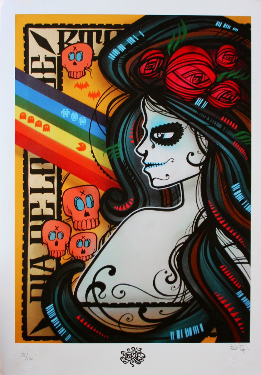 Inkie “Dia De Los Muertos”

Fine Art Giclee Print
Emboss Stamped &amp; Signed
42 x 59 cm

buygraff.com/shop/inkie-dia…

<a href="/inkiegraffiti/">Tom</a> #print #buygraff