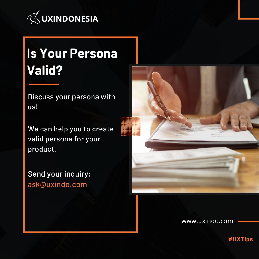UX Indonesians pasti sudah kenal dengan Persona.
Tapi yakin ga kalau Persona yang selama ini dibuat sudah valid?

Baca artikel terkait Persona dan artikel-artikel menarik lainnya di Medium UX Indonesia. Kunjungi bit.ly/UXIndonesia-Me…

#uxindonesia #cxinsight