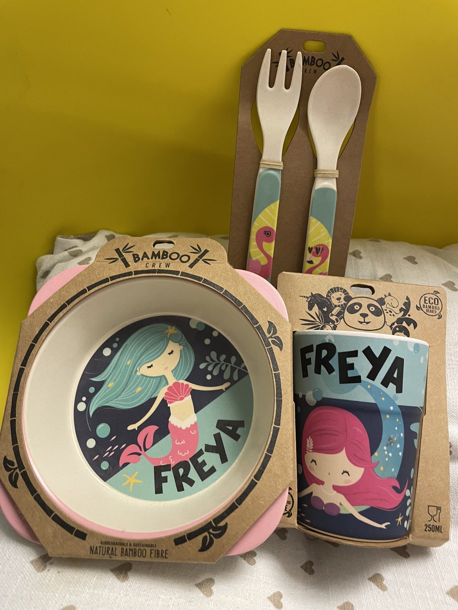 memo918's tweet photo. Biodegradable kids cutlery £10 per set . Send the name and we will check the stock . Great gifts https://t.co/BVQifDZ0eW