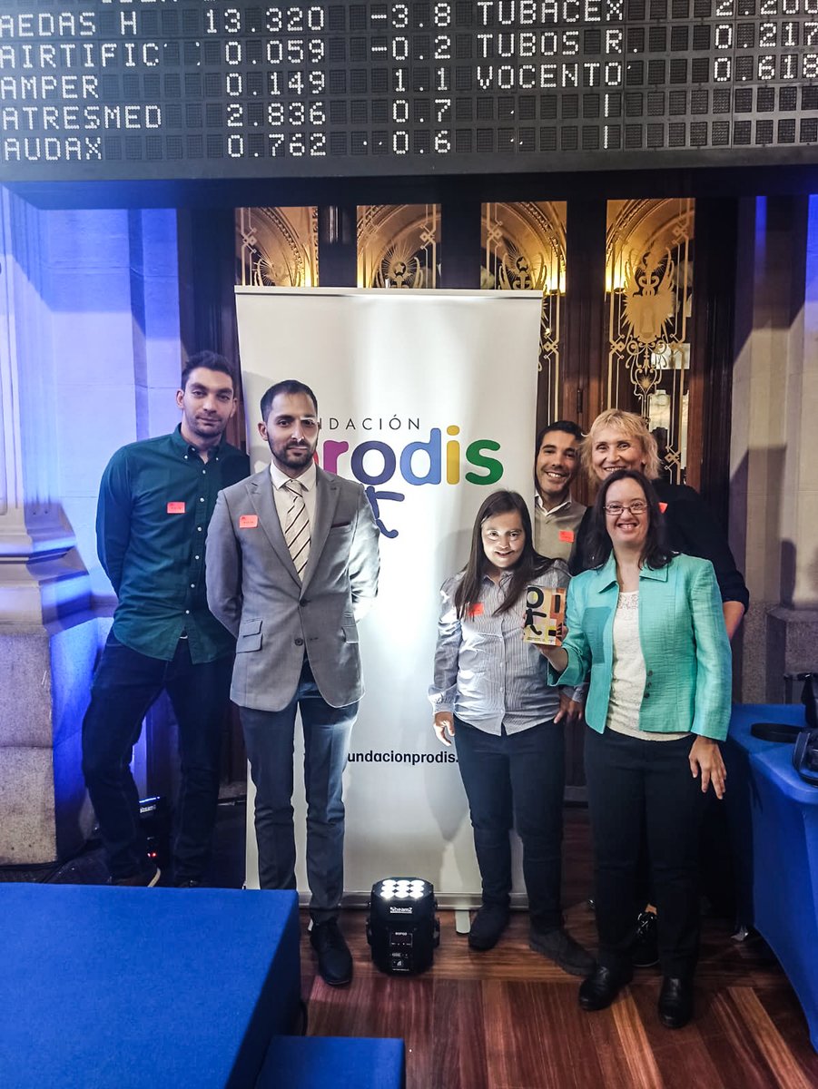 El pasado jueves acudimos en la Bolsa de Madrid al evento organizado por <a href="/fundacionprodis/">Fundacion Prodis</a> en el que se dio visibilidad y reconocimiento a 82 empresas dentro de la Comunidad de #Madrid que colaboran con la fundación.

#EmpresasInclusivas #TalentoCBRE