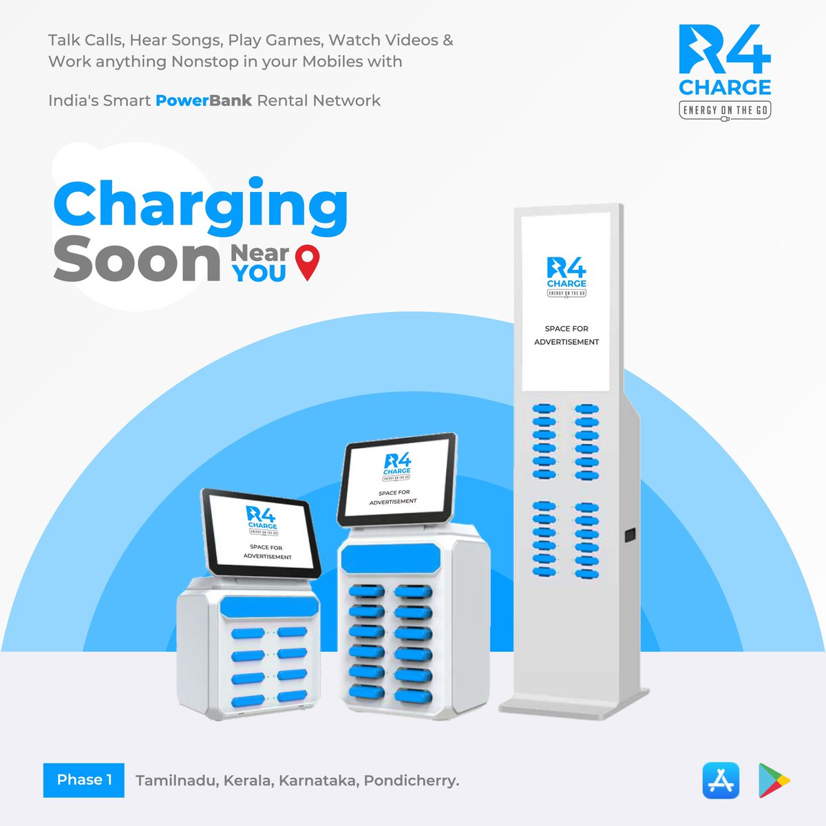 r4chargeindia's tweet photo. R4Charge | India's Latest Smart PowerBank Rental Stations | Charging Soon Near You #R4Charge #R4Chargeindia #sharingpowerbank #powerbankrental #powerbanksharing #powerbankrentals #powerbankrentalstations #powerbanksforrent #powerbankstations https://t.co/0BEP2PhQ9x