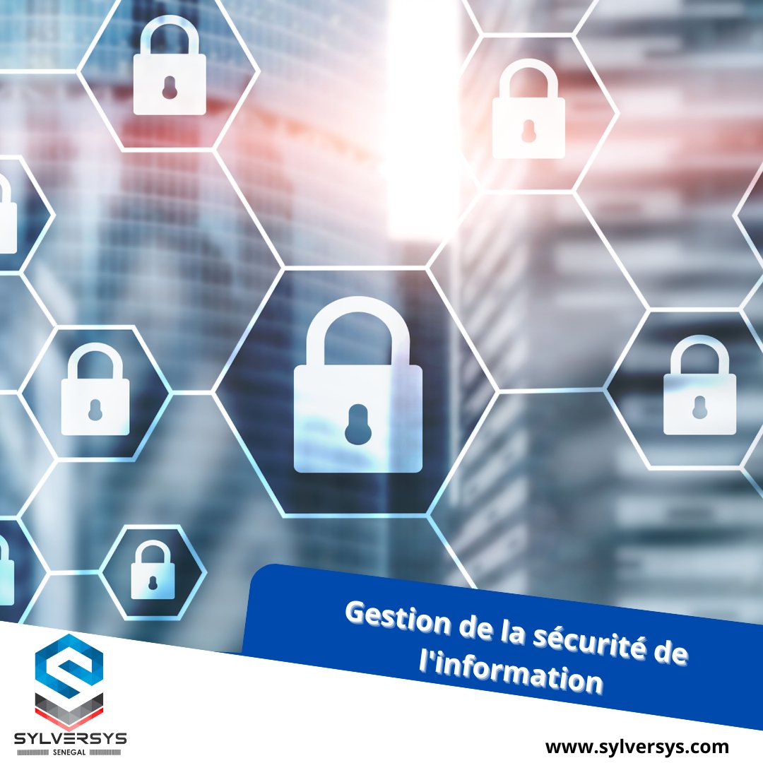 SylversysSn's tweet photo. Afin de conserver, rétablir et garantir la sécurité du SI, il est nécessaire de faire appel à tout un ensemble de moyens techniques, organisationnels, juridiques et humains, mettant ainsi en place le Management de la Sécurité de l’Information (MSI).
#Sylversys
#Senegal https://t.co/eiDVeIlXlZ