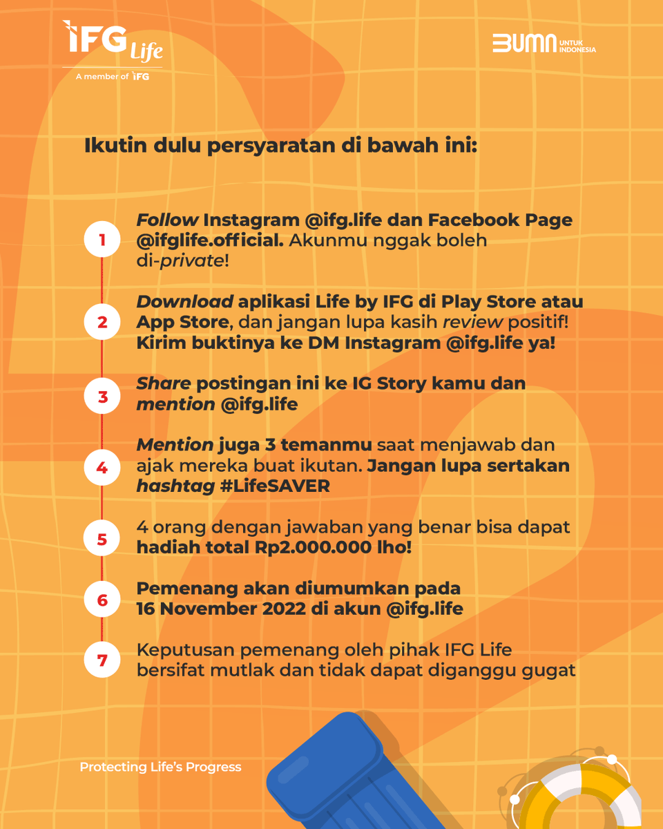 ifglife's tweet photo. Tebak-tebak gaya, hadiahnya bisa bikin dompet kembali jaya~🤑

Buat yang udah tau jawabannya, langsung aja kasih tau di kolom komen Instagram yuk!😉

Jangan lupa juga ikutin persyaratan yang ada di slide 2 ya! Good luck, #LifeFriends!🤩

#IFGLife
#ProtectingLifesProgress https://t.co/mahhqxeDsO